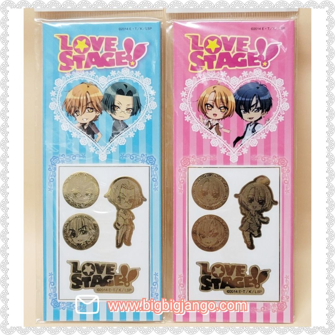 日本動畫耽美BL精品Love Stage!!金箔貼紙, 興趣及遊戲, 玩具& 遊戲類