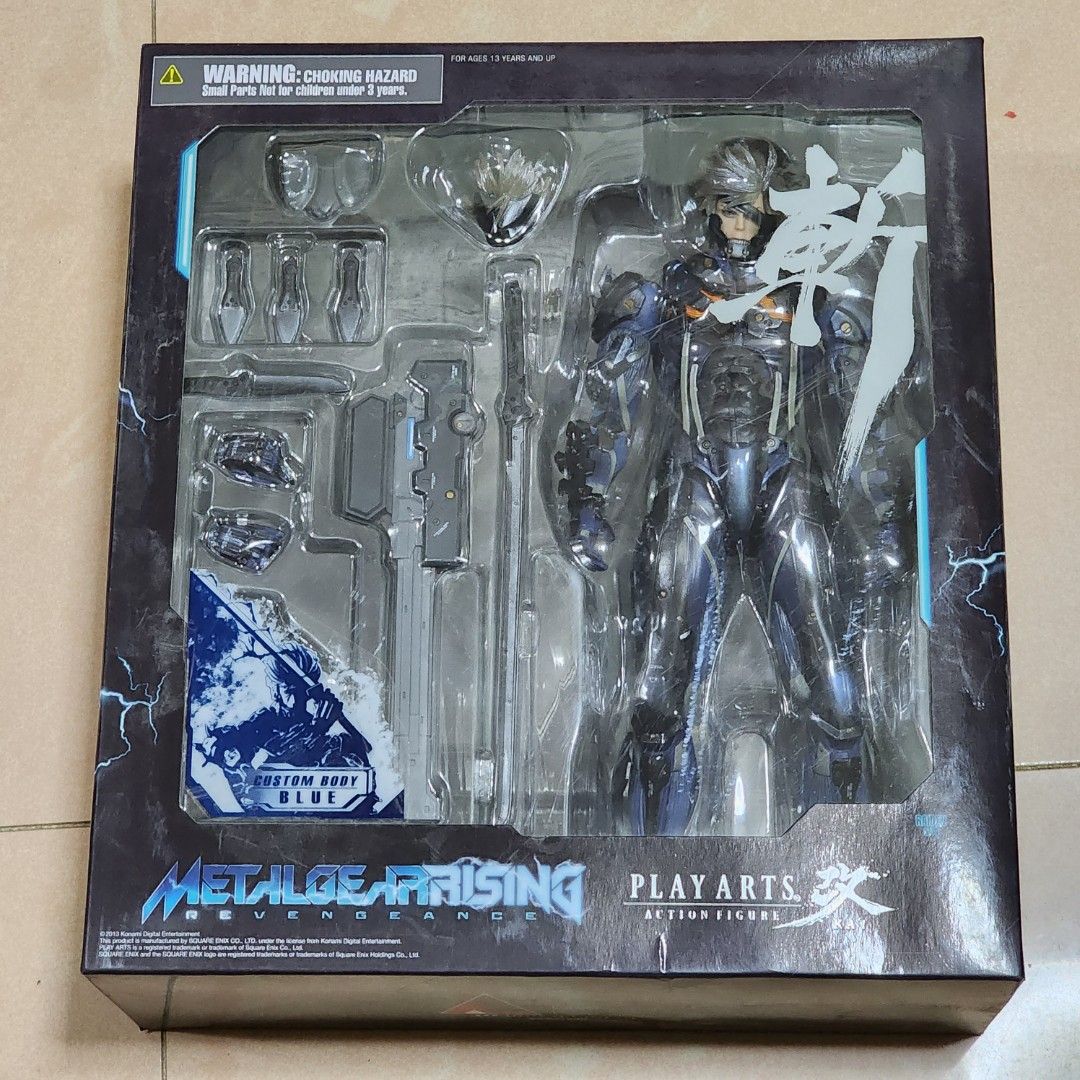 全新play arts 改雷電metal gear rising blue playarts kai, 興趣及 