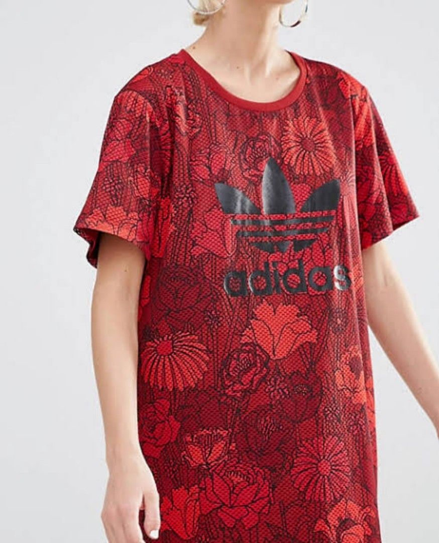Adidas Floral Dress Women s Fashion Dresses Sets Dresses on Carousell