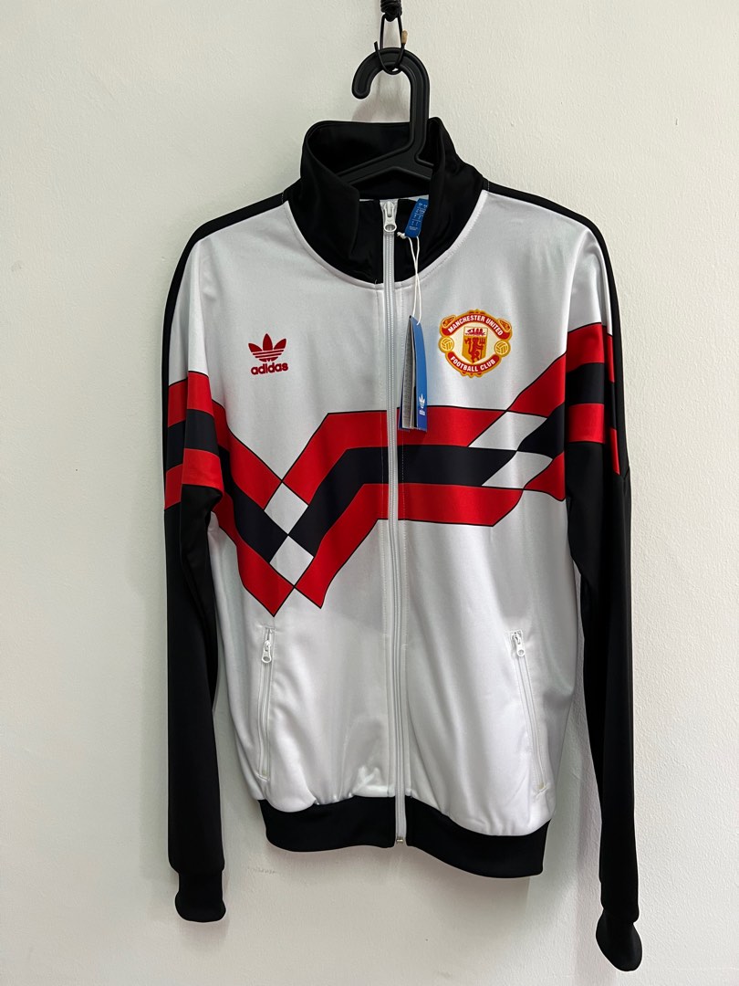 Adidas originals manchester united retro track jacket top