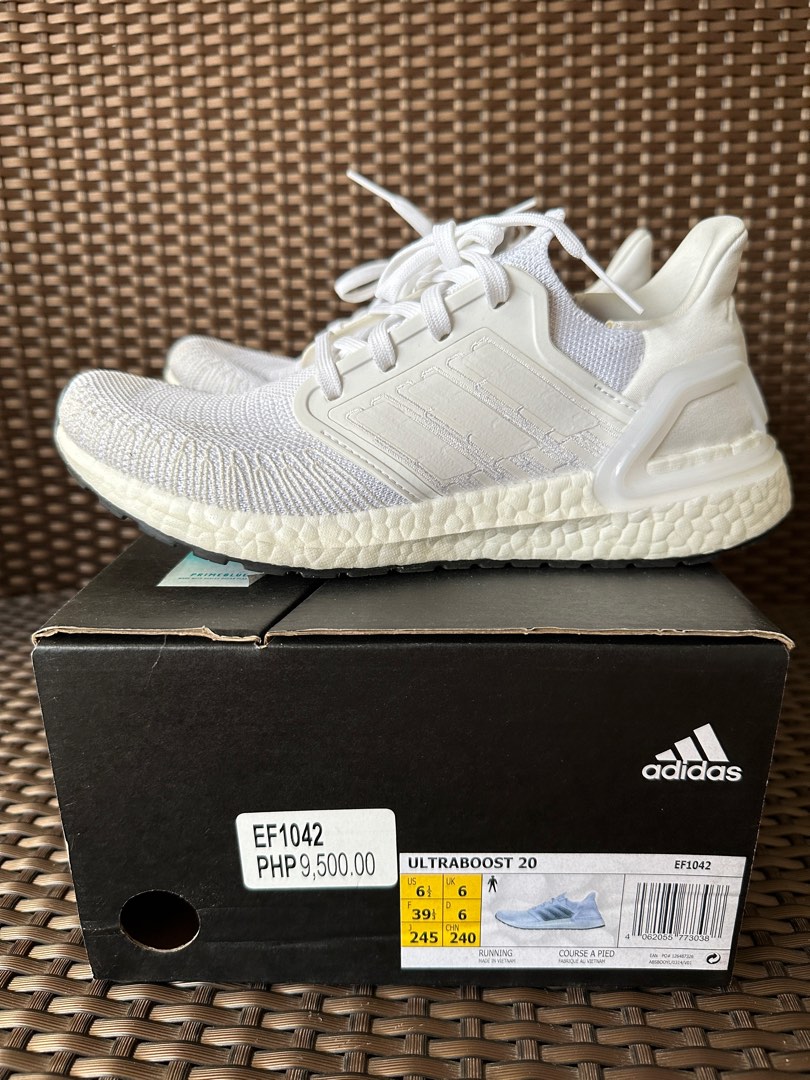 triple white ultraboost 20
