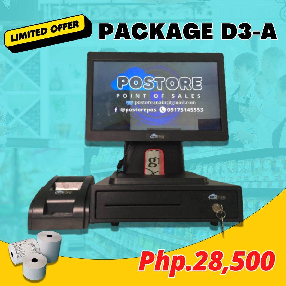 AFFORDABLE POS MACHINE PACKAGE (Category: Office & Business Technology) located in Caloocan City. Submitted by postore.pos (Listing ID 1210971751, Image 2). Description: .