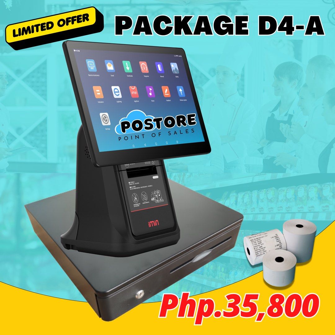 AFFORDABLE POS MACHINE PACKAGE (Category: Office & Business Technology) located in Caloocan City. Submitted by postore.pos (Listing ID 1210971751, Image 3). Description: .
