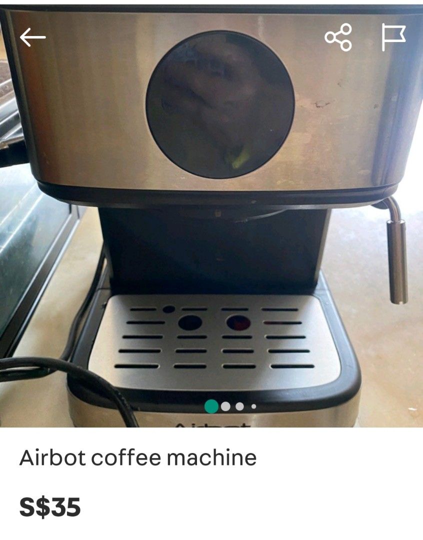 RESALE Price Airbot coffee machine new & old CM7000/CM 8000, Everything