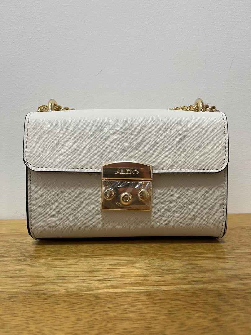 Aldo white and gray sling bag, Women's Fashion, Bags & Wallets, Purses