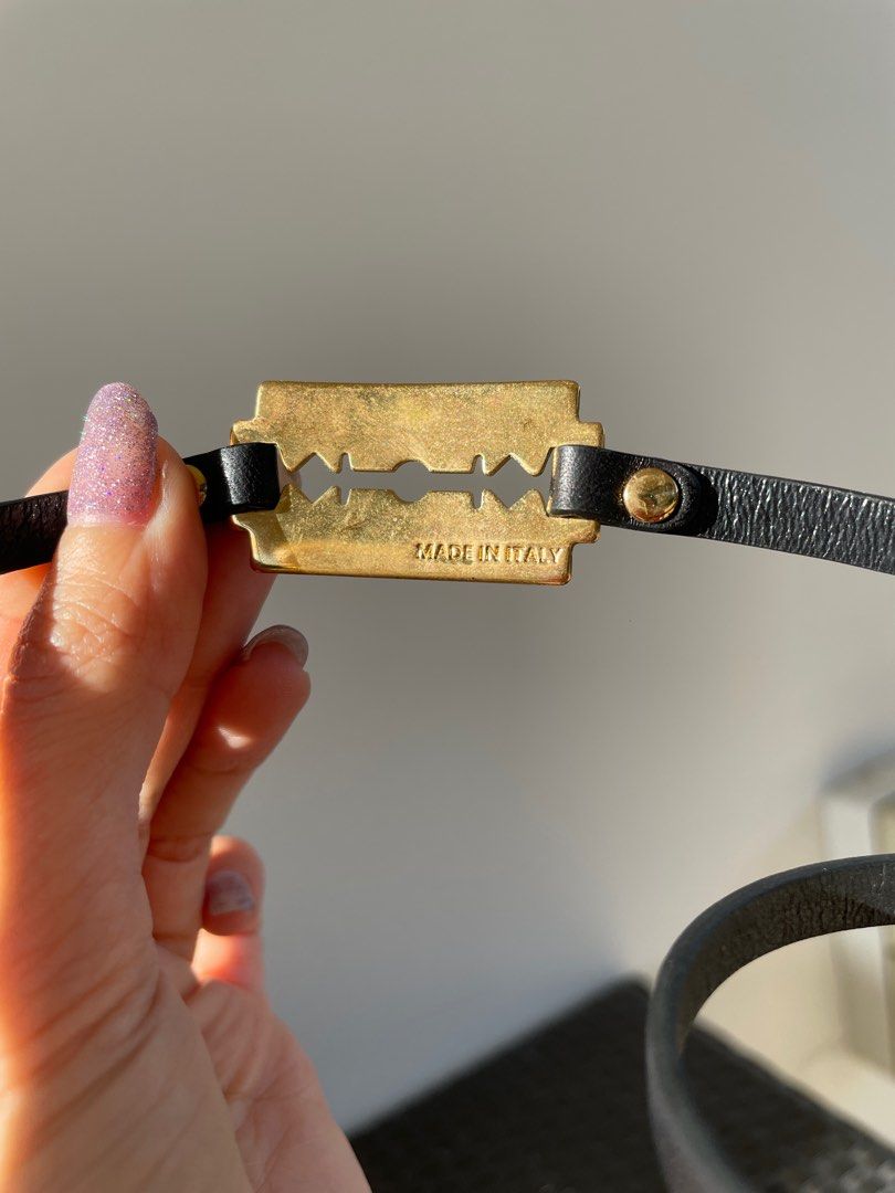 Alexander mcqueen razor blade bracelet sale