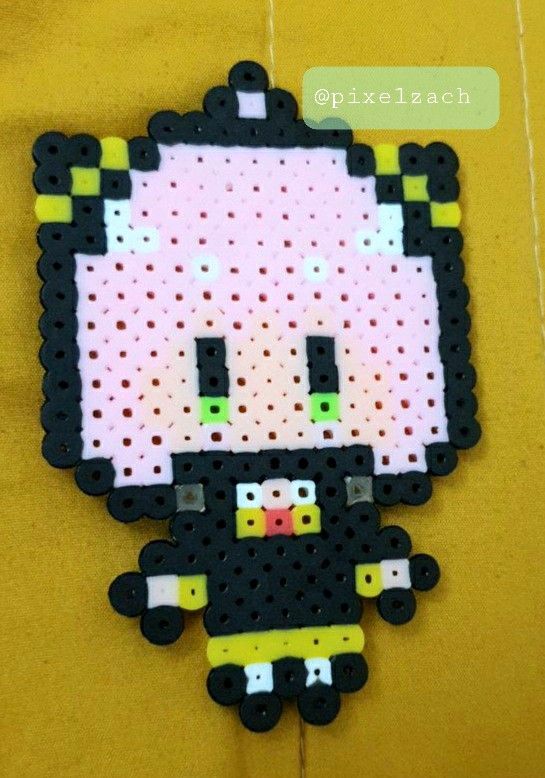Anya Forger perler beads, Hobbies & Toys, Stationery & Craft, Handmade