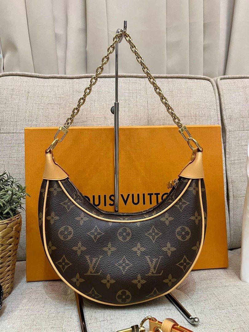 Louis Vuitton Leather Monogram Loop Shoulder Bag