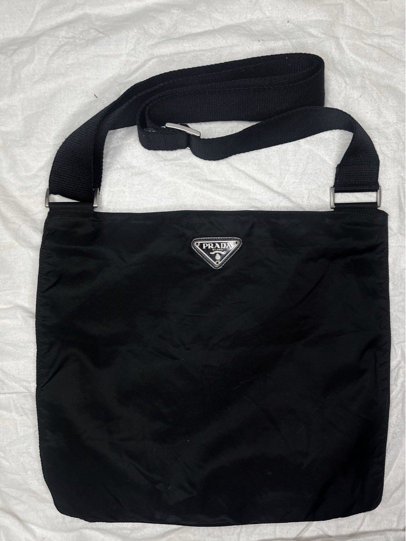 Prada large nylon crossbody bag outlet