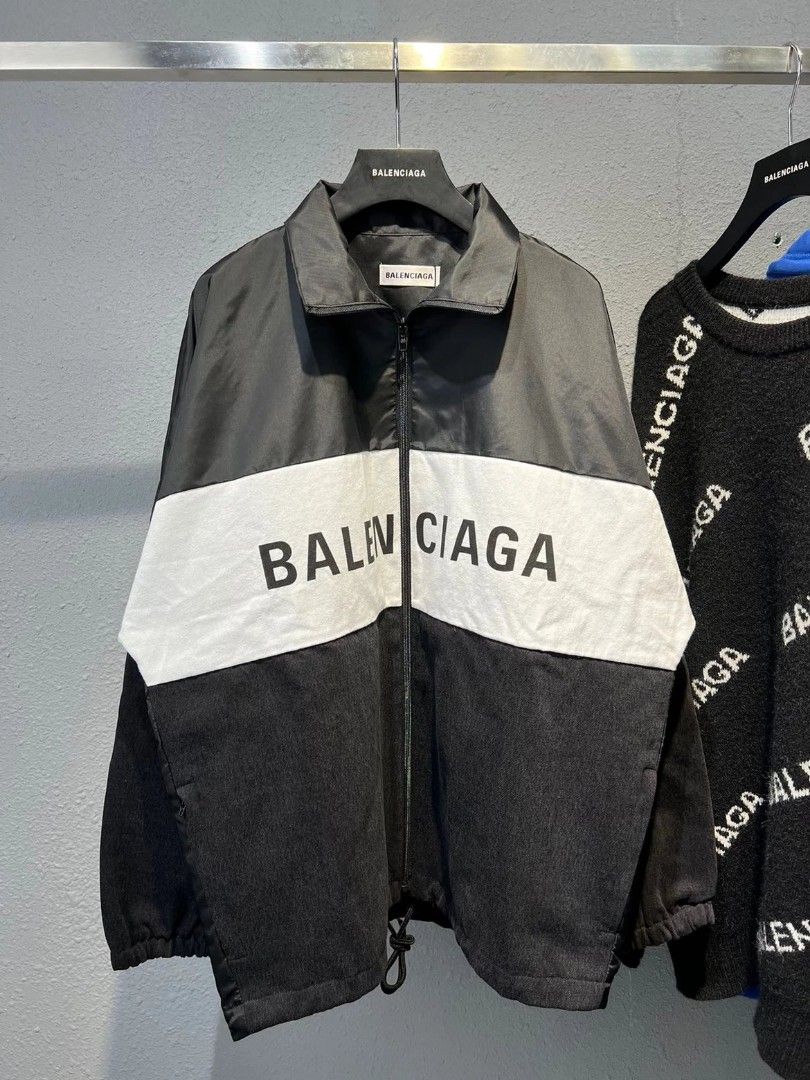 Balenciaga* track jacket, Men's Fashion, Coats, Jackets and Outerwear ...