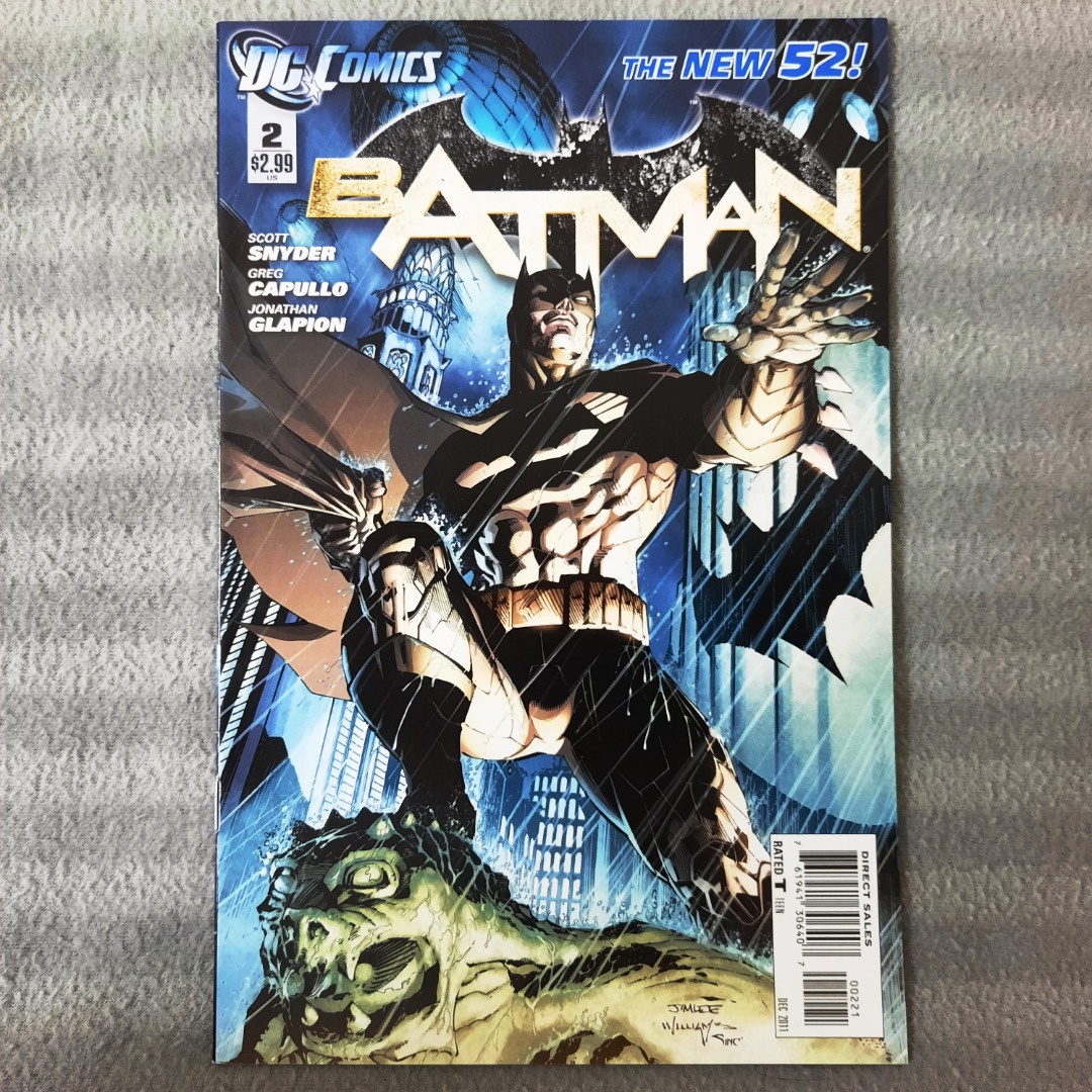 Batman #2 New 52 JIM LEE Variant (DC Comics) Key Issue (1st App) Scott  Snyder, Greg Capullo, Hobbies & Toys, Books & Magazines, Comics & Manga on  Carousell