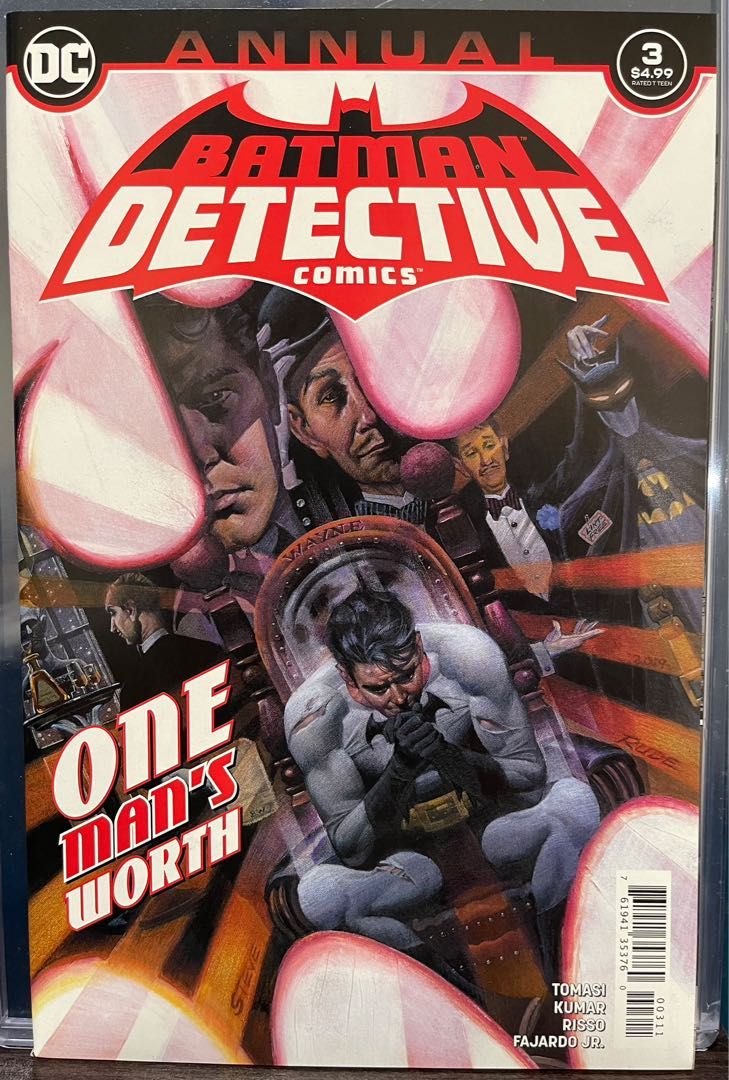 BATMAN : DETECTIVE COMICS ANNUAL #3 ( STEVE RUDE CARD STOCK VARIANT ) - DC  COMICS, Hobbies & Toys, Books & Magazines, Comics & Manga on Carousell