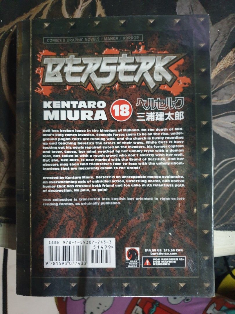 Berserk Manga Vol 1, Hobbies & Toys, Books & Magazines, Comics & Manga on  Carousell