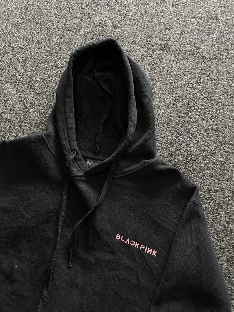 Hoodie Blackpink official merch YG Fesyen Wanita Pakaian Wanita