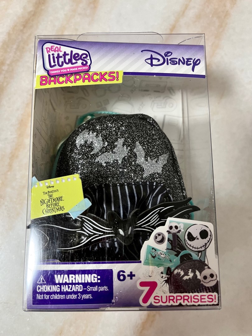 BNIB Real Littles Disney Collectible Backpack Nightmare before
