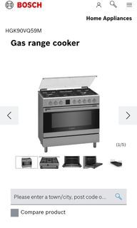 BOSCH Gas Range Cooker  HGK90VQ59M