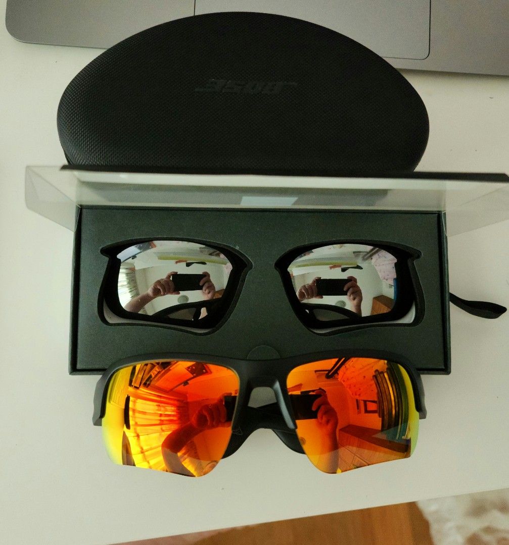 Bose Tempo Style Replacement Sunglasses Lenses – Polarized Trail Blue & Road Orange – For Bose Tempo Frames