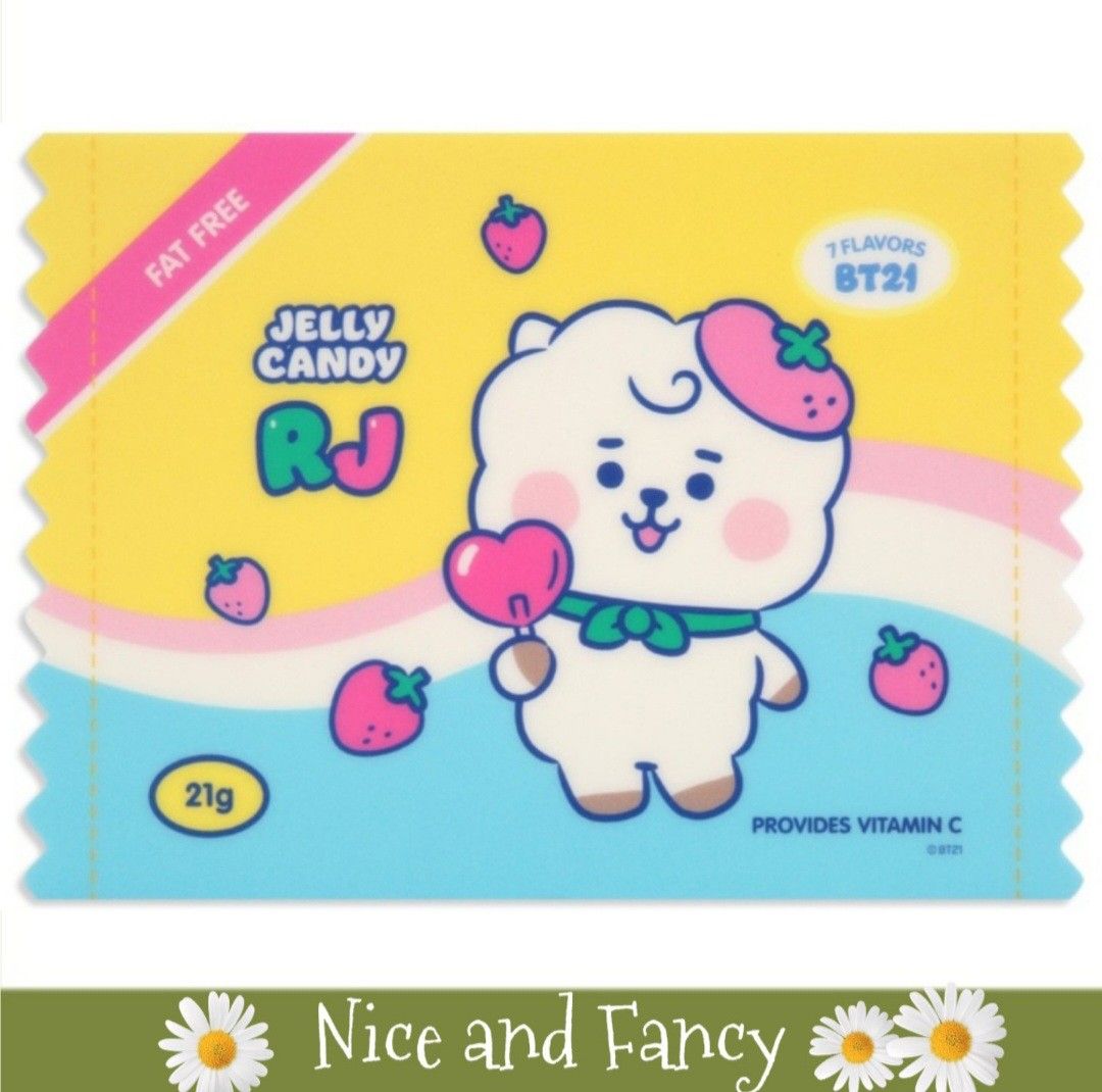 BT21 RJ Jelly Candy Mouse Pad (Category: Mouse & Mousepads) located in Quezon City. Submitted by niceandfancy (Listing ID 1147619207, Image 1). Description: - Size : 242 x 176mm - Material : PVC.