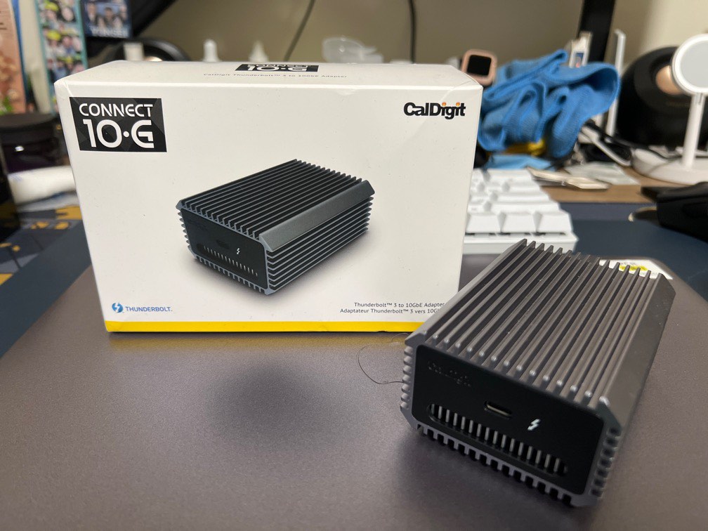 CalDigit Connect 10G Thunderbolt 3 to 10Gb Adapter for Mac and PC, Computers & Tech