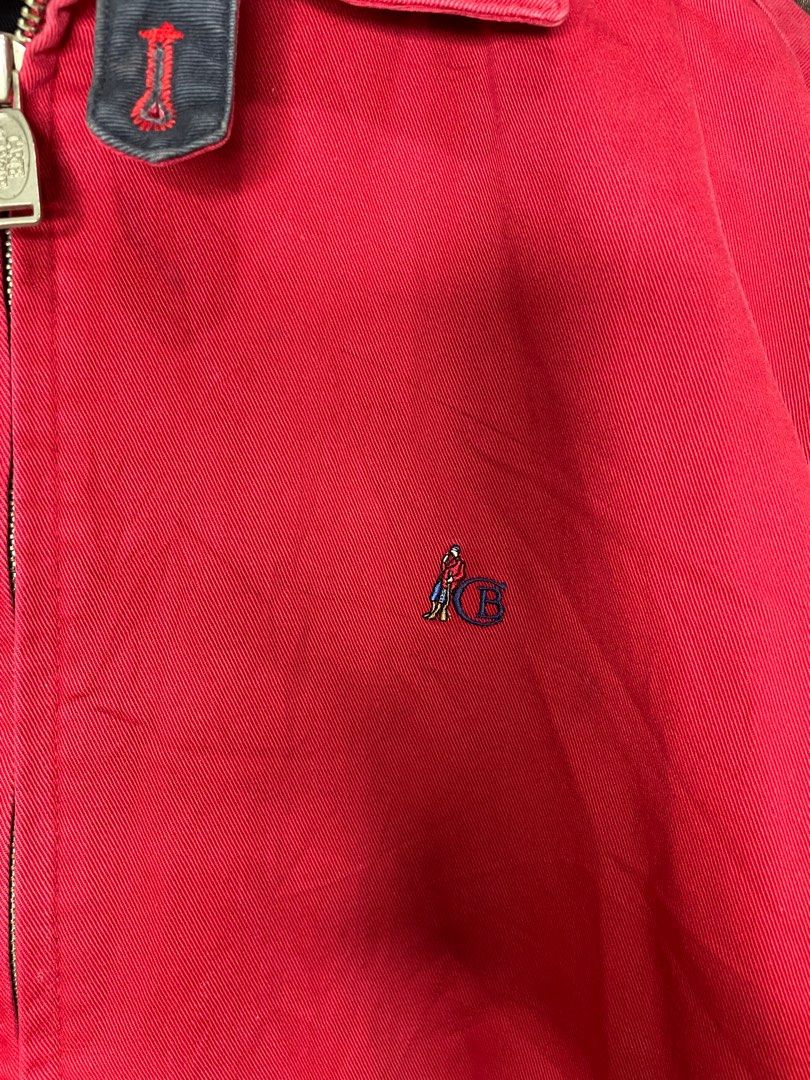 Carte Blanche Red Harrington jacket, Men's Fashion, Coats, Jackets and