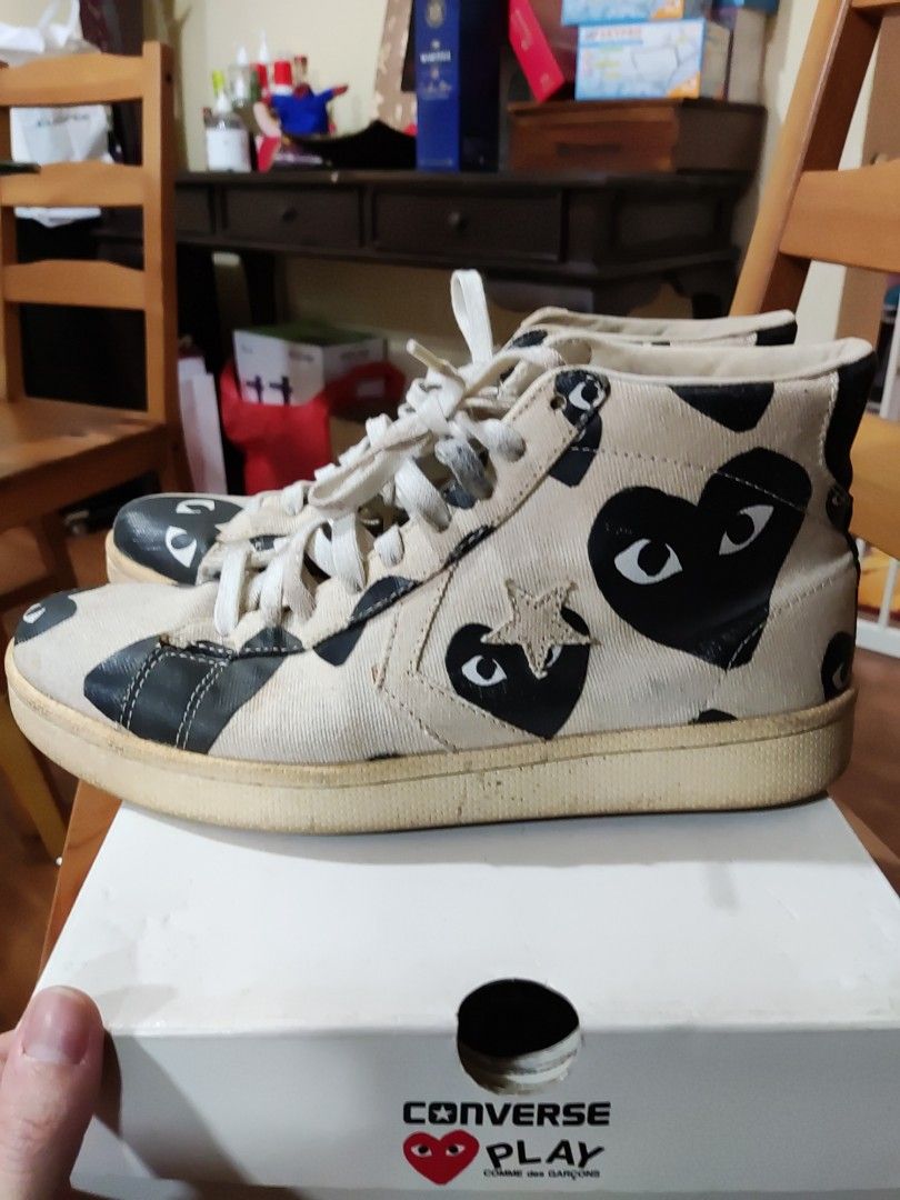 Cdg converse pro leather high outlet
