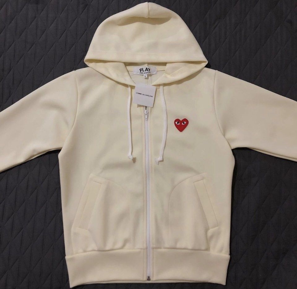 CDG Play Hoodie Jacket Babies Kids Babies Kids Fashion on