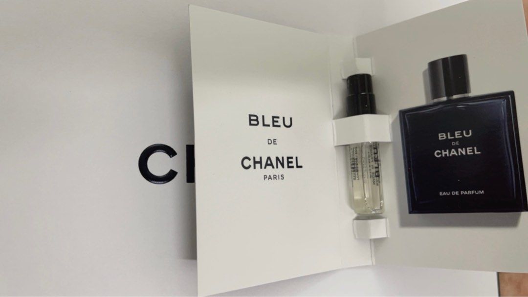 bleu de Chanel eau de parfum pour homme 5ml spray sample  chockablocked