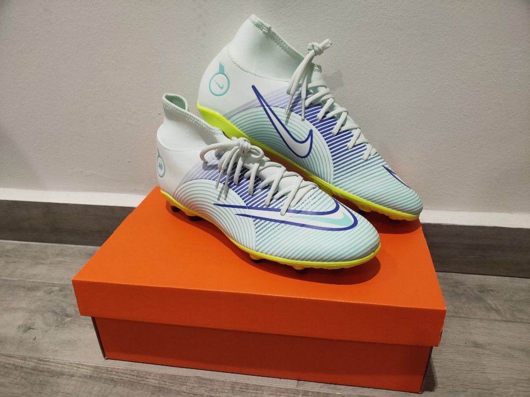 CNY SALE Nike Football Boots Mercurial CR7 White soccer shoes Adidas Puma Mizuno cheap