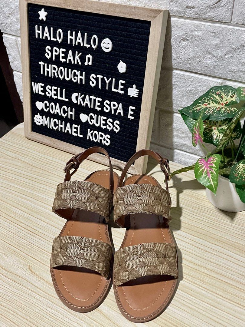 COACH Hope Sandal Size 5, Luxury, Sneakers u0026 Footwear on Carousell