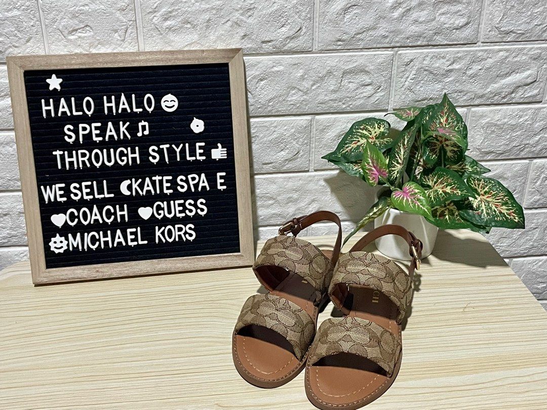COACH Hope Sandal Size 5, Luxury, Sneakers u0026 Footwear on Carousell