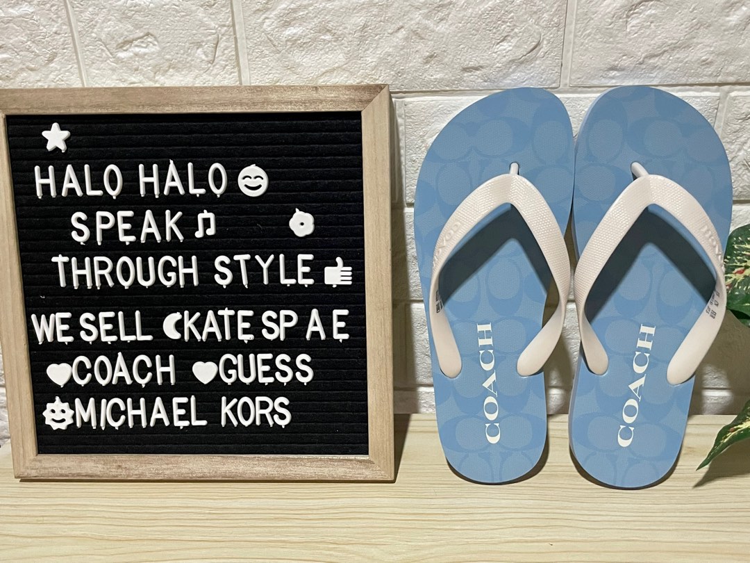 Coach cleo flip flop discount