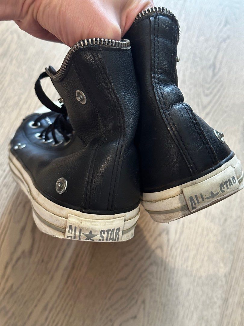 ニューバランス レベル5 26.5cm Converse 真皮搖滾風Sneaker Size 26.5cm, 男裝, 鞋, 波鞋- Carousell