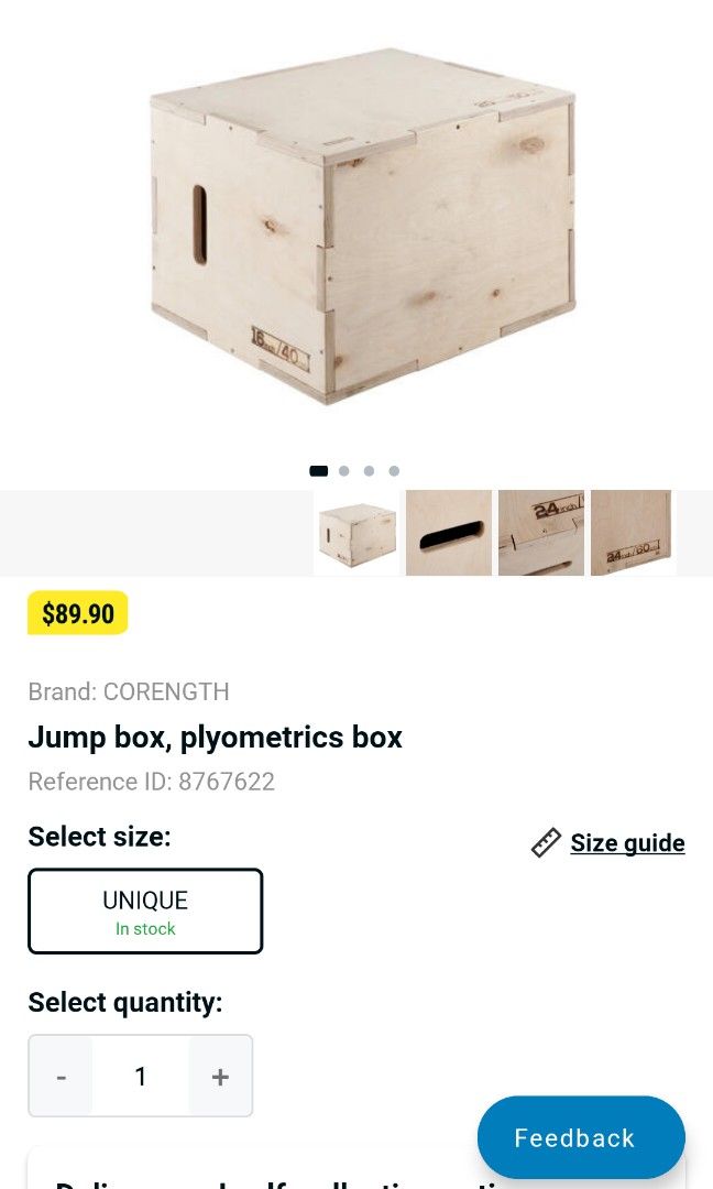 Plyometric best sale box decathlon