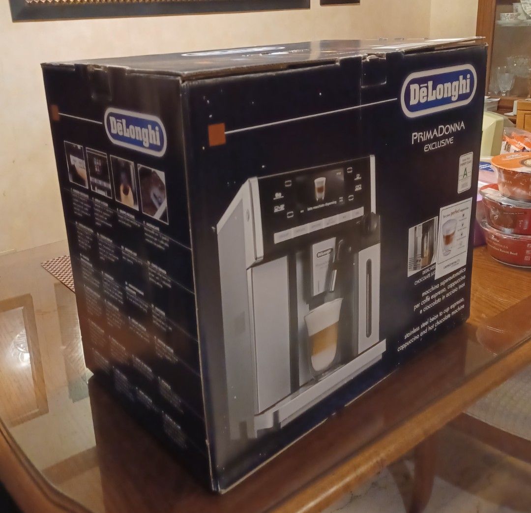 Delonghi Prima Donna Exclusive Cappuccino Espresso Coffee Machine with
