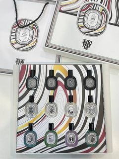 Diptyque Limited Edition Parfumeur et Artiste Set for Unisex With 12x10ml