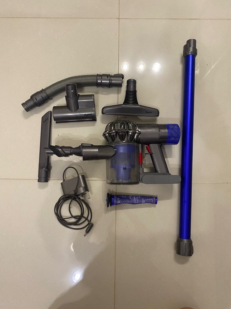 Dyson V6 Fluffy Handheld Vaccum Cleaner, TV & Home Appliances, Vacuum