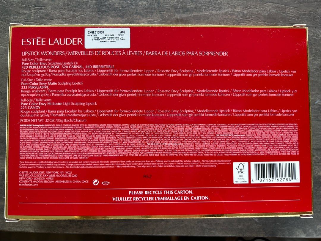 ESTEE LAUDER lipstick, Beauty & Personal Care, Face, Makeup on Carousell