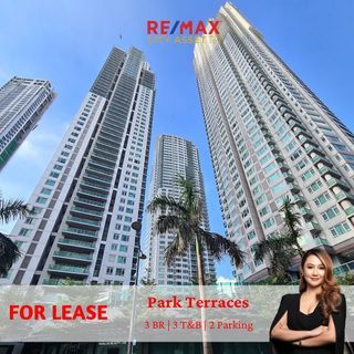 For Lease: Semi-furnished  3 Bedroom Unit in Park Terraces Makati