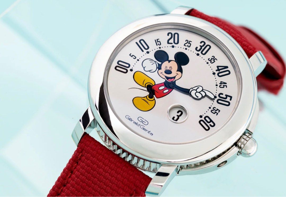 FSOT Bulgari Gerald Genta 'Fantasy' Mickey Mouse, Luxury, Watches on  Carousell