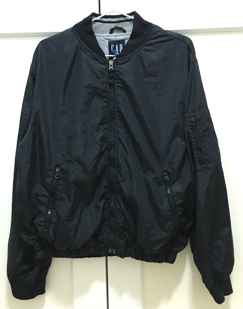 Gap nylon bomber jacket discount