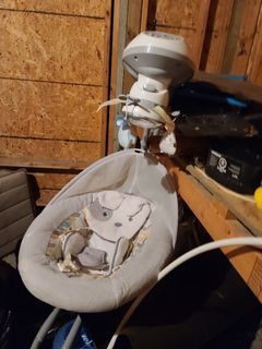 Gently used baby swing