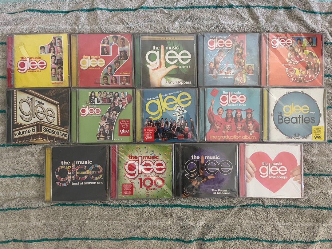 Glee CD Collection, Hobbies & Toys, Music & Media, CDs & DVDs on Carousell