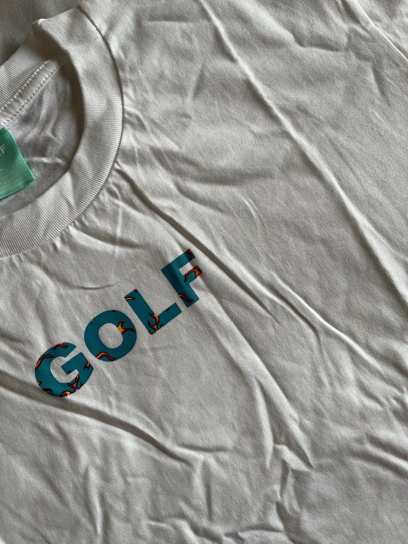 Golf flame logo shop tee