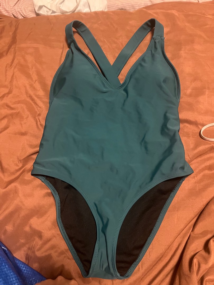 Green One piece, Women's Fashion, Swimwear, Bikinis & Swimsuits on