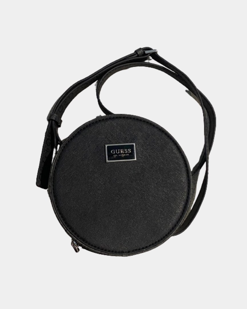 GUESS round sling bag, Men's Fashion, Bags, Sling Bags on Carousell