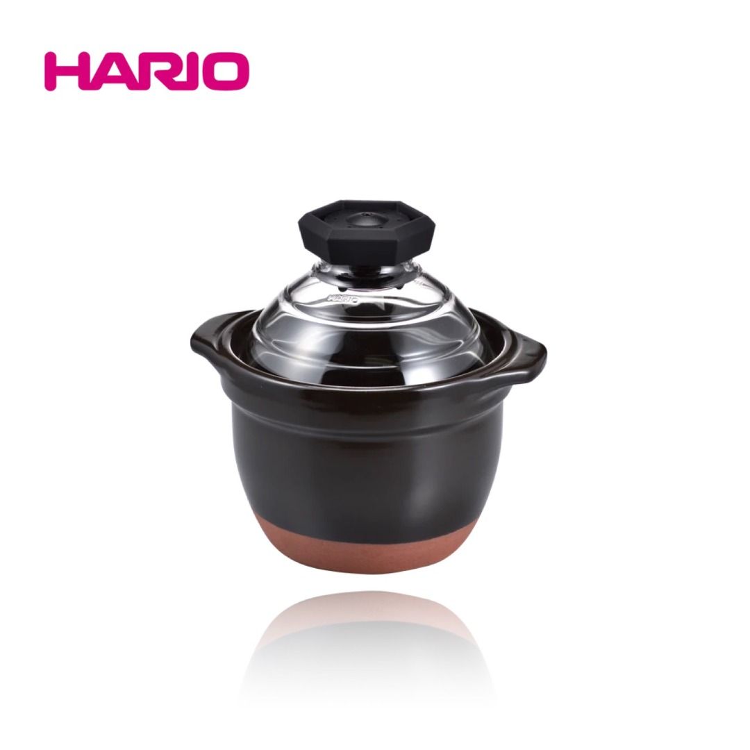Hario GOHANGAMA GlassLid Rice Cooker Ceramic, Furniture & Home Living
