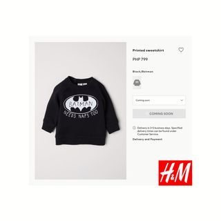 H&M Black Hoodie