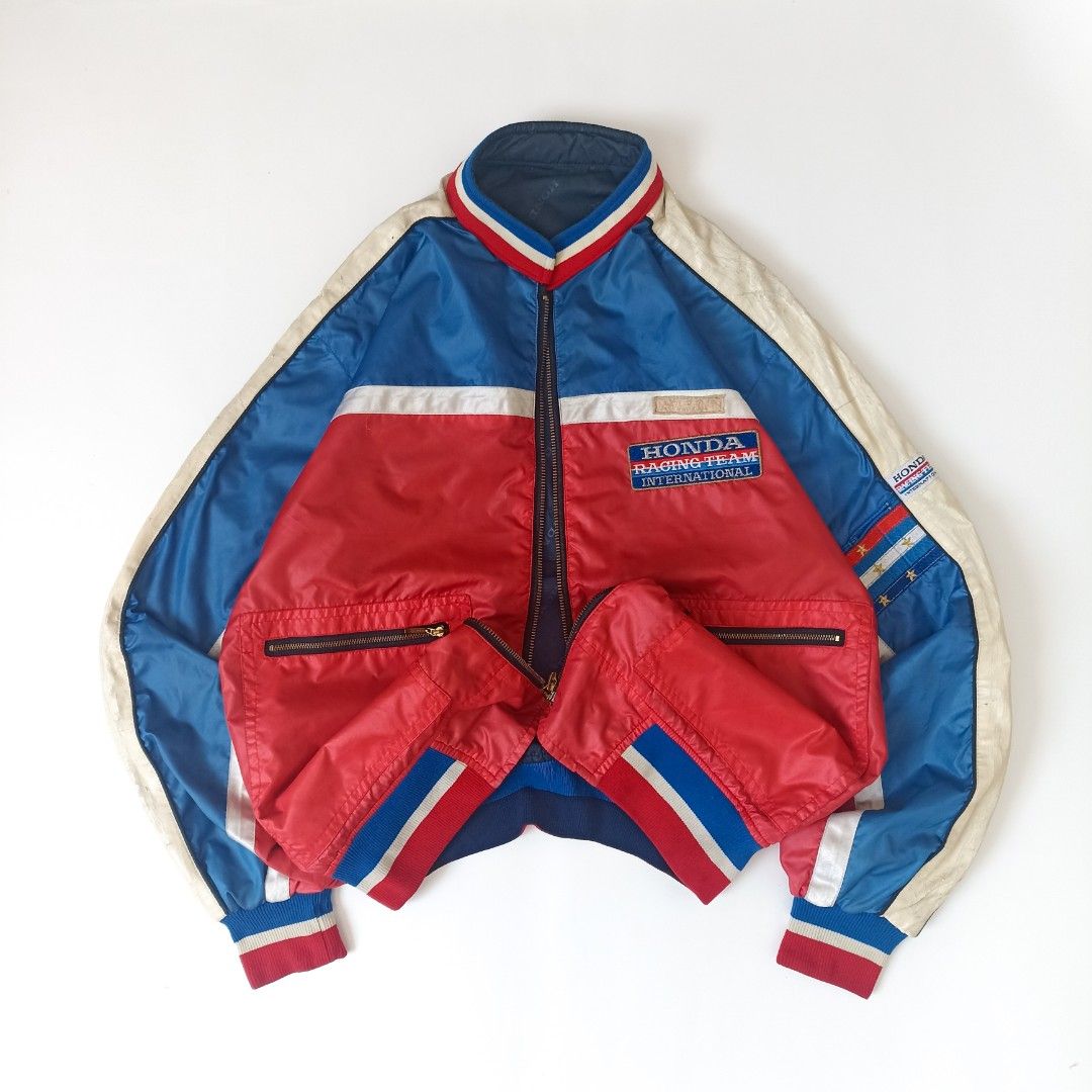 Honda color block hotsell racing jacket