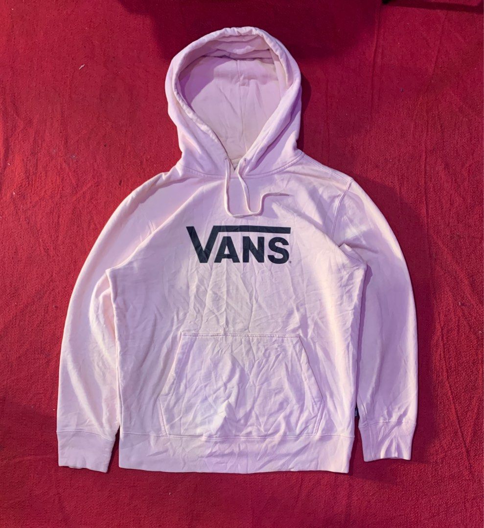 hoodie vans baby pink Fesyen Pria Pakaian Atasan di Carousell
