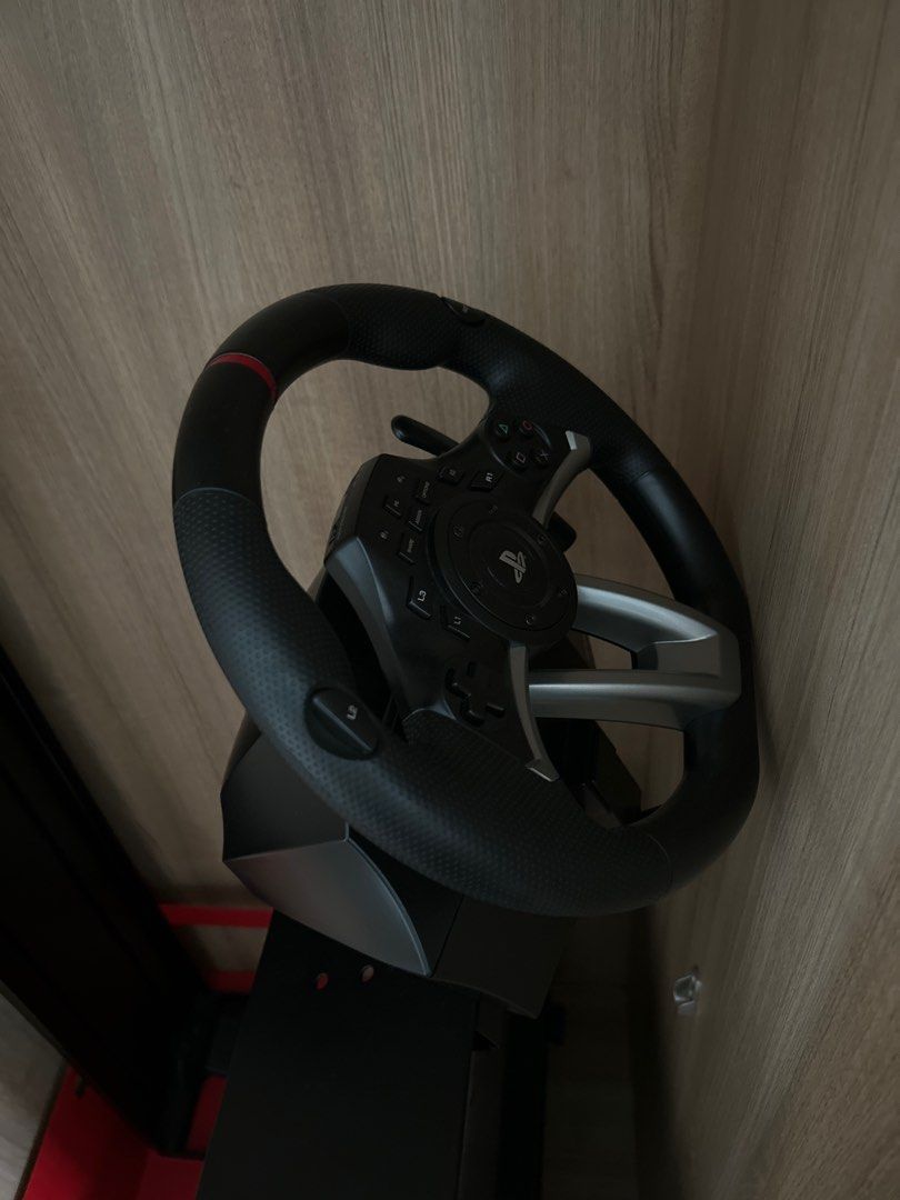 HORI Racing Wheel Apex for PlayStation 4/3, and PC, Video Gaming, Gaming Accessories